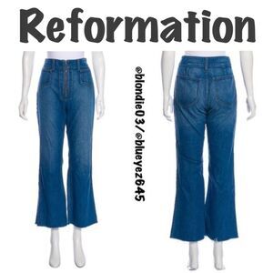Reformation “Cher” jeans in the Ellis wash 28